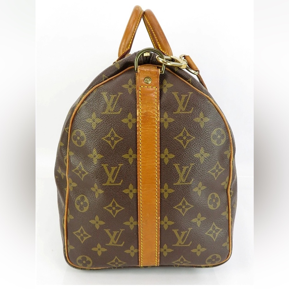 Louis Vuitton Brown and Tan Monogram Duffel Bag - Picture 3 of 16
